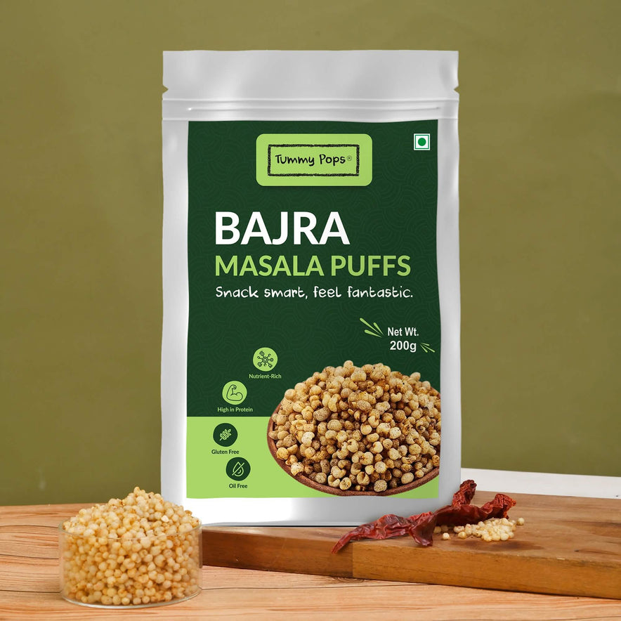 Roasted Bajra Puffs