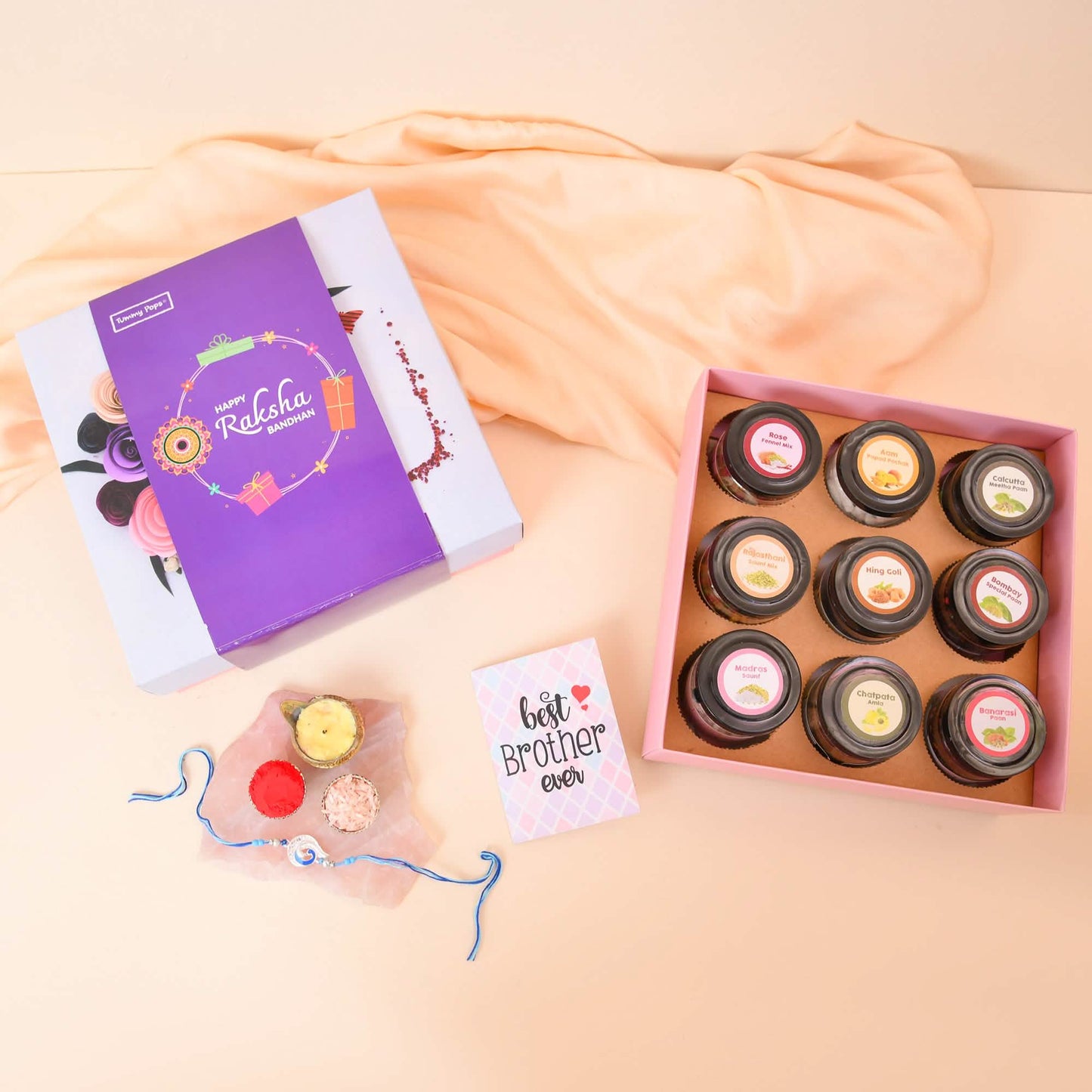 Fiesta Rakhi Hamper Box