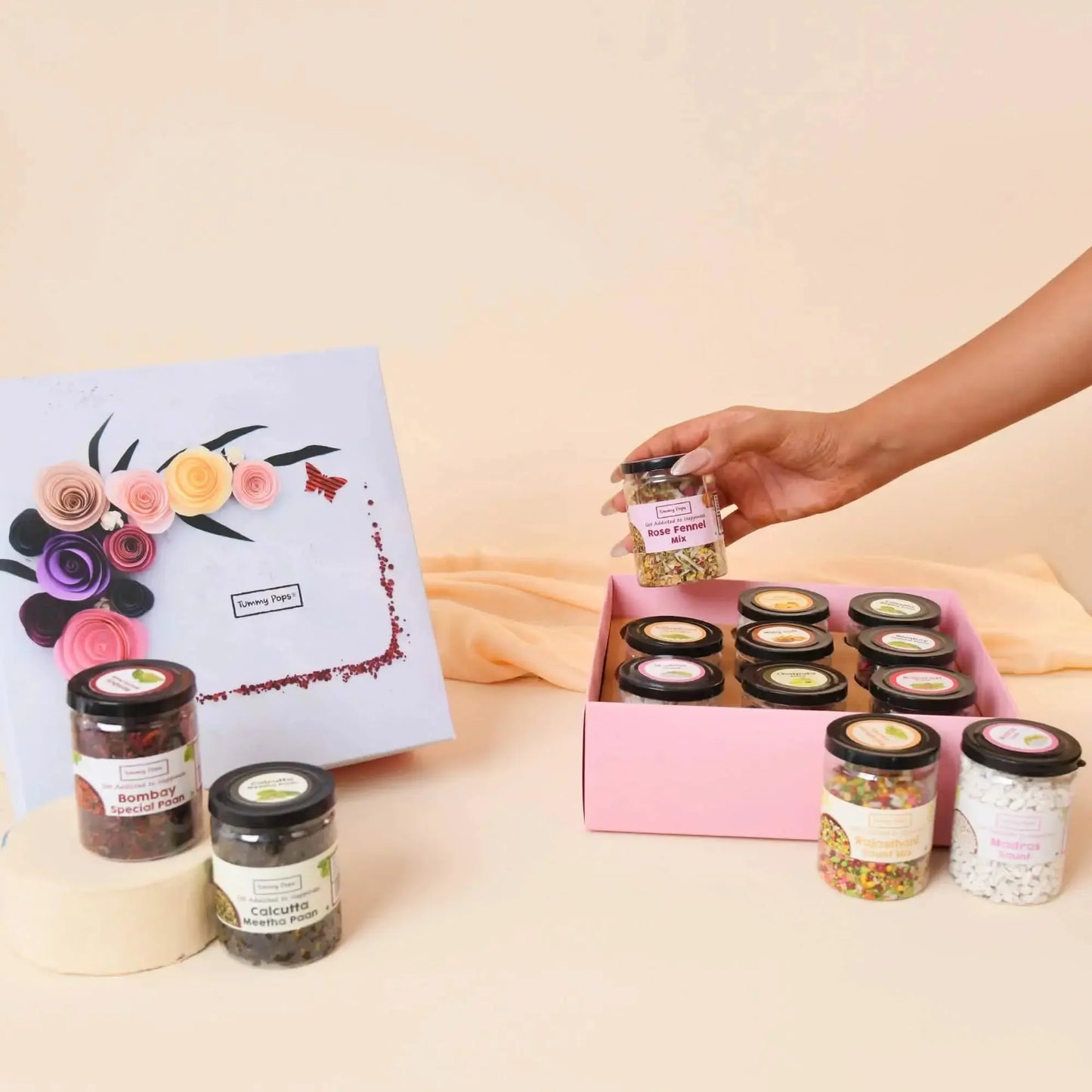 Fiesta Hamper Box - Pack of 9 handmade Digestives & Mouth Fresheners!
