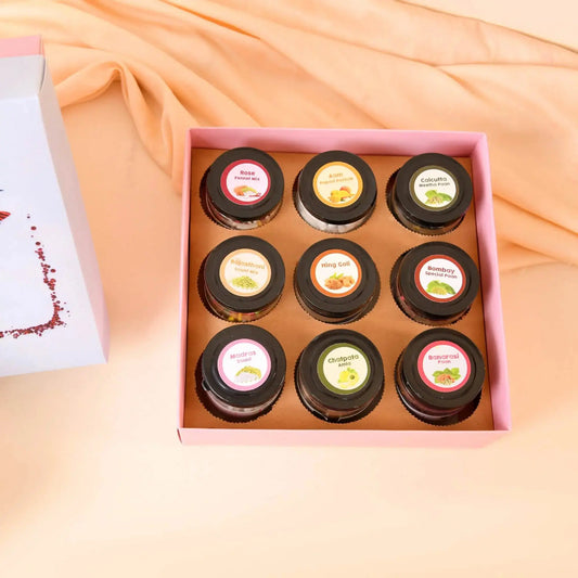 Fiesta Hamper Box - Pack of 9 handmade Digestives & Mouth Fresheners!