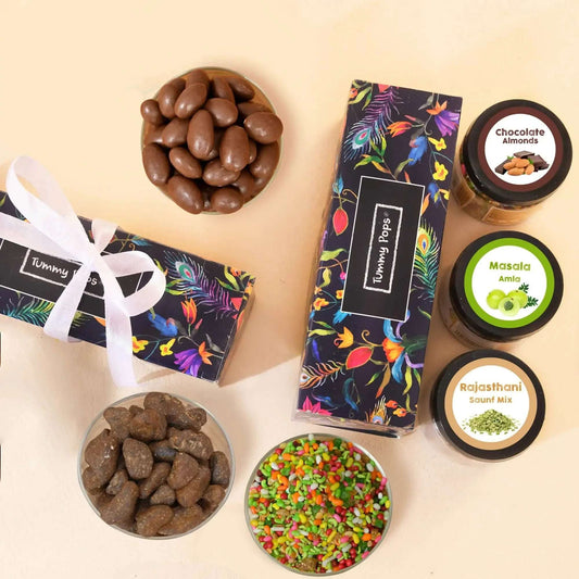 Tasty Treats Pack - 3 jars of Dry Fruits, Mouth Fresheners, Digestives!