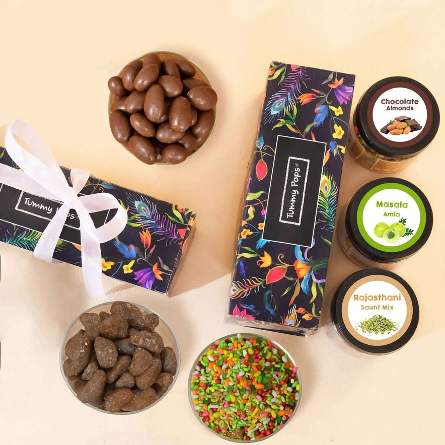 Tasty Treats Pack - 3 jars of Dry Fruits, Mouth Fresheners, Digestives!
