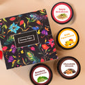 Festive Flavour Box- 4 jars of Dry Fruits, Snacks, Mouth Fresheners, Digestives!
