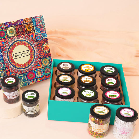 Fiesta Hamper Box - Pack of 9 handmade Digestives & Mouth Fresheners!