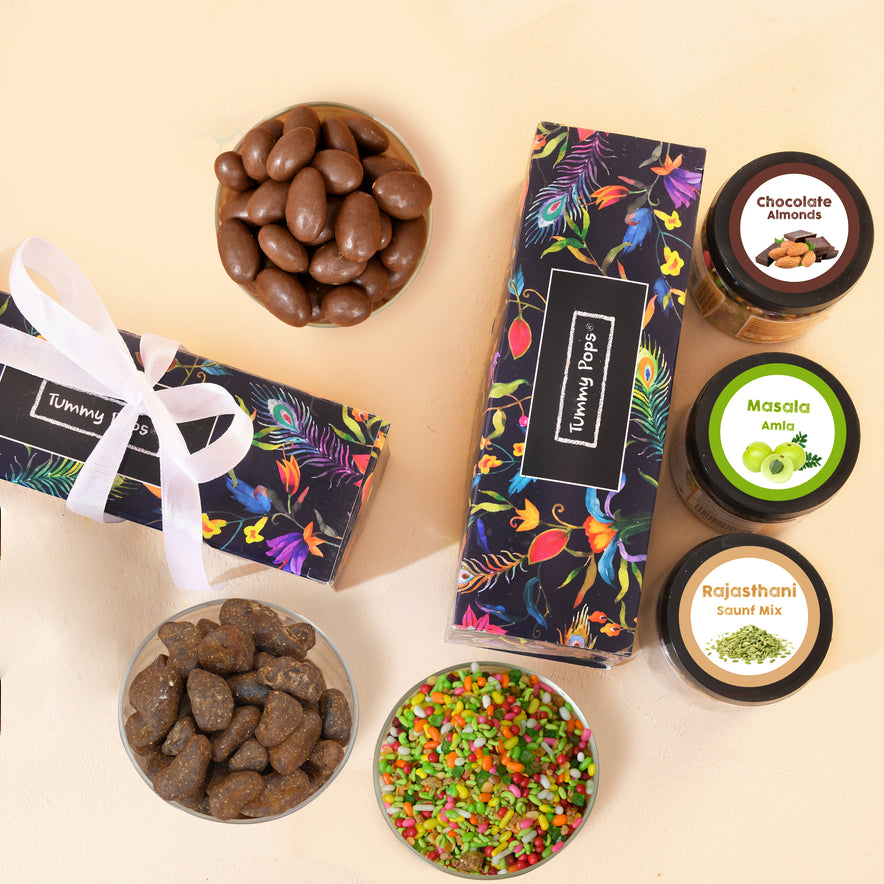 Tasty Treats Pack - 3 jars of Dry Fruits, Mouth Fresheners, Digestives!