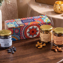 Nut Collection Box - Assorted pack of 3 Dry Fruits Jars