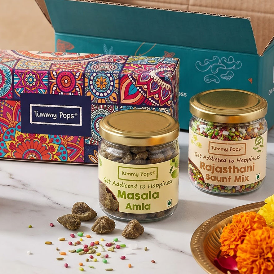Tasty Treats Pack - 3 jars of Dry Fruits, Mouth Fresheners, Digestives!