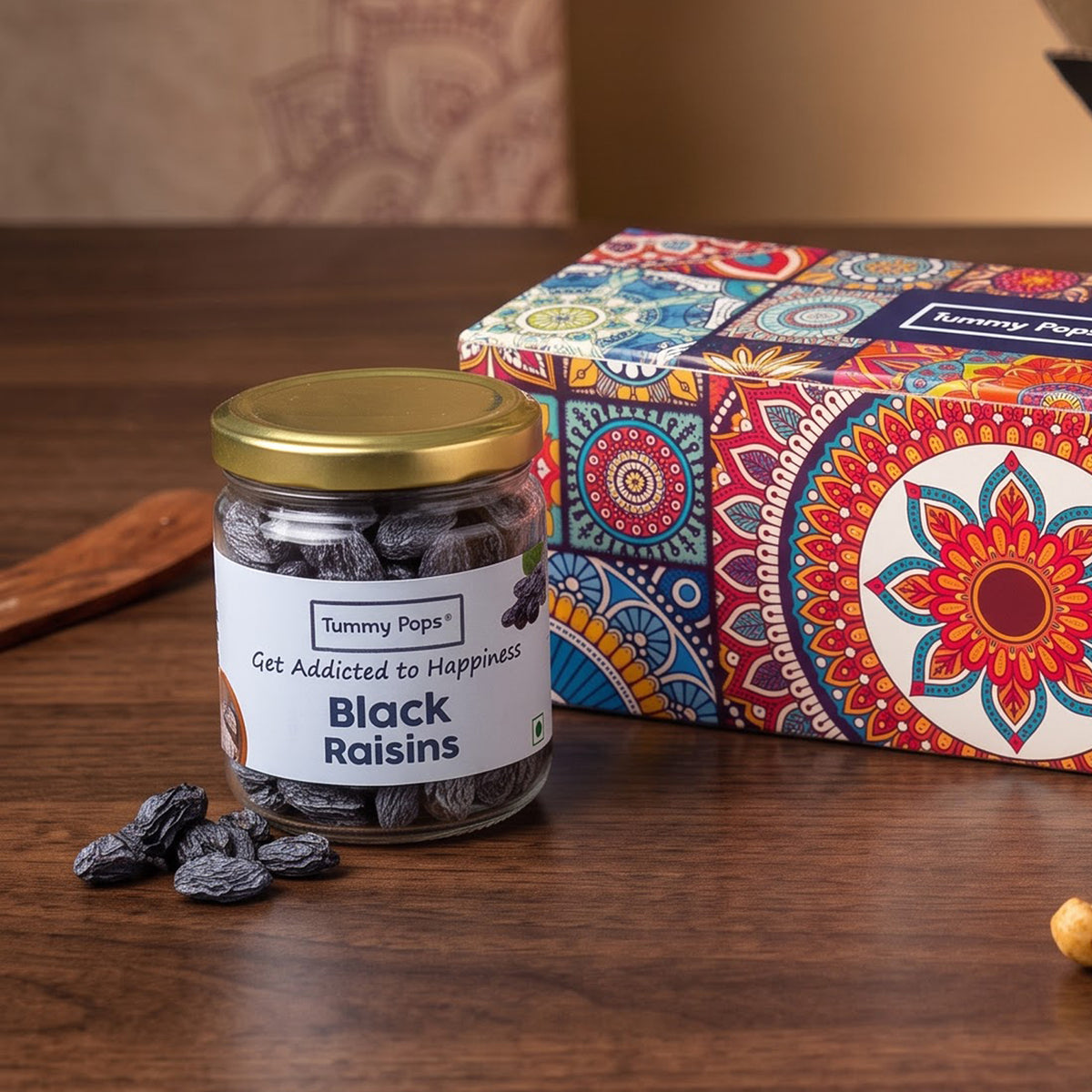 Nut Collection Box - Assorted pack of 3 Dry Fruits Jars