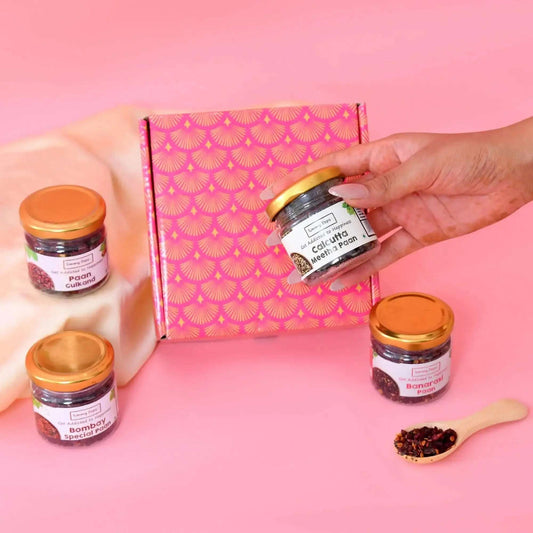 Paan Paradise Hamper - 4 flavours of authentic Paan mouth freshener!