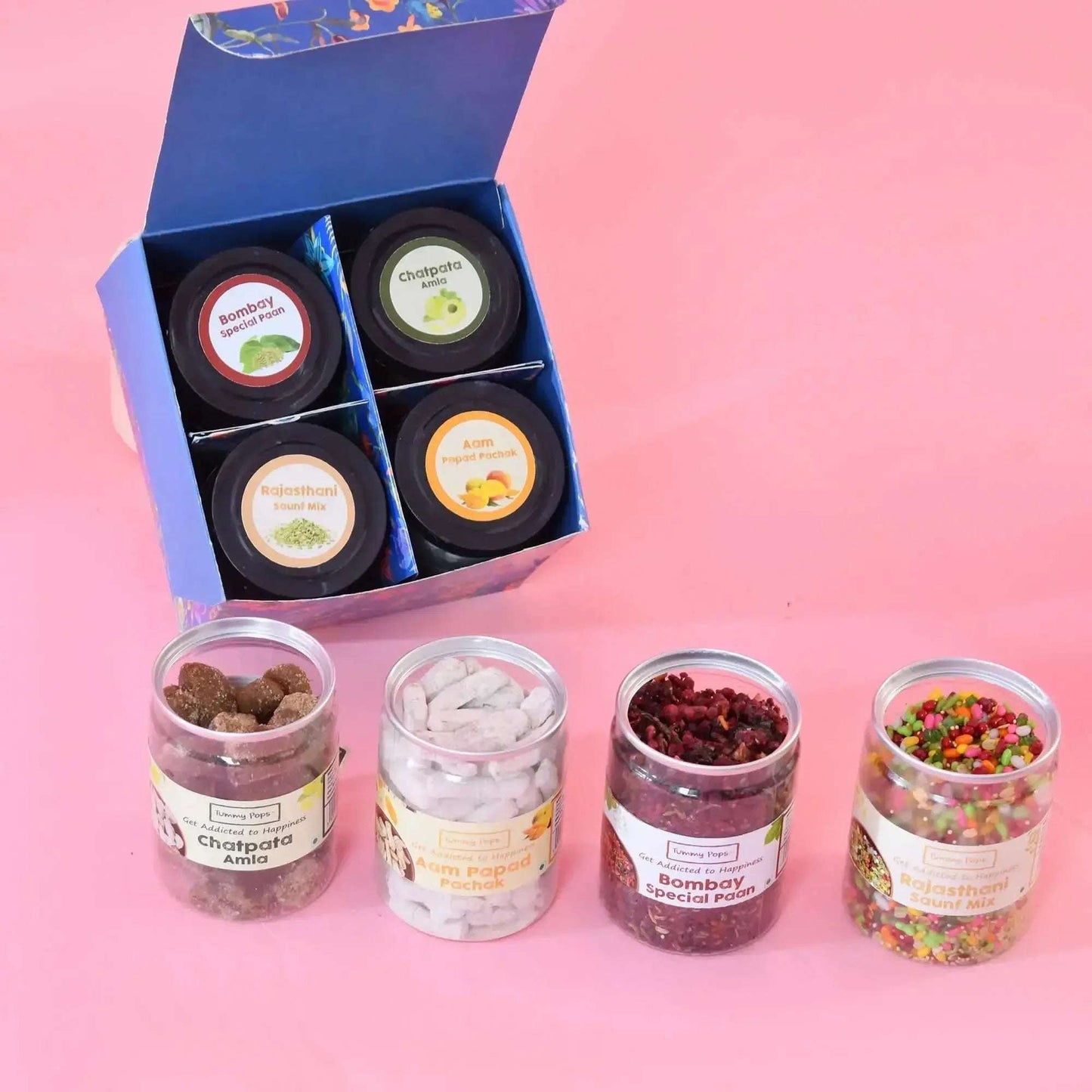 Urban Treat Diwali Box - 4 jars of Mouth Fresheners & Digestives!
