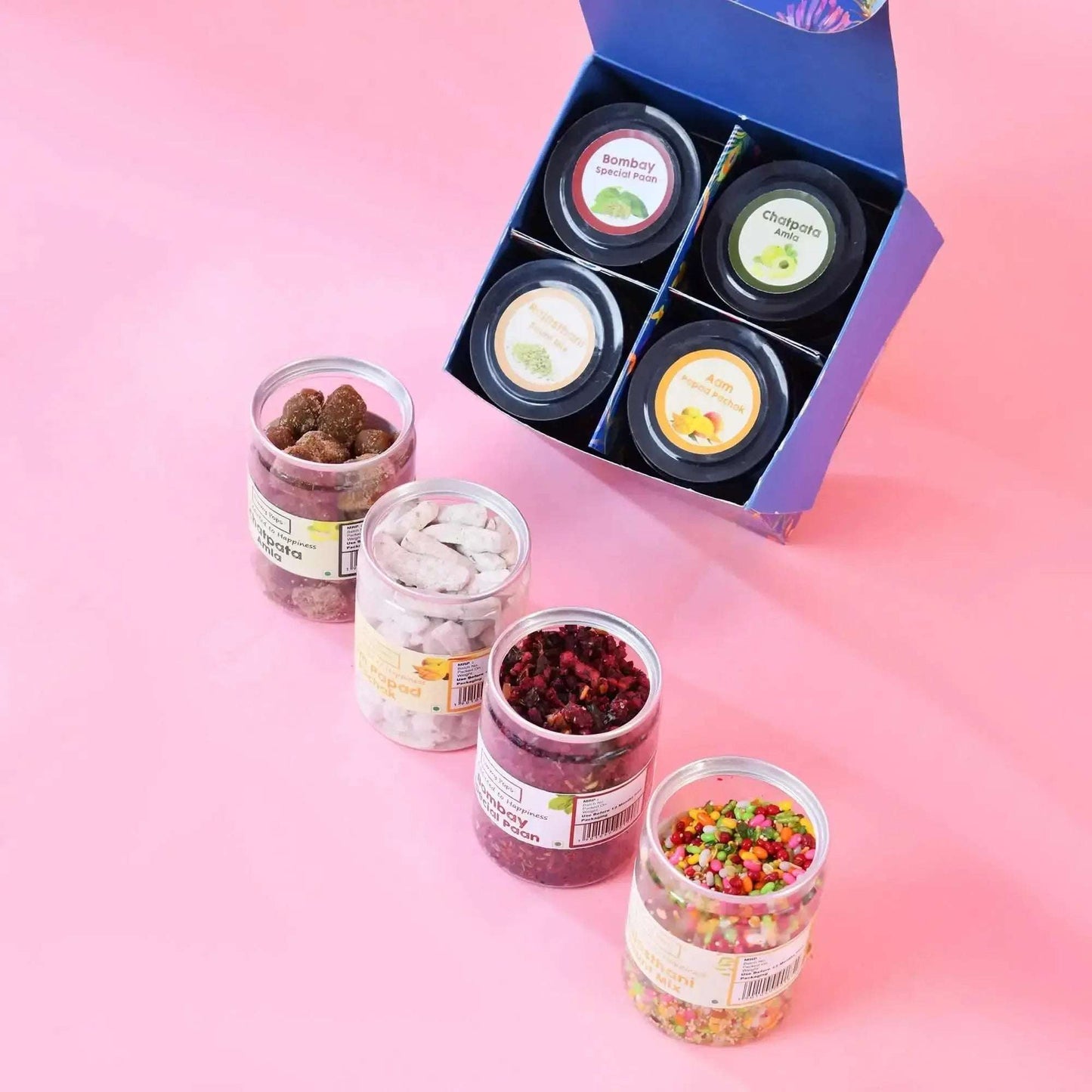 Urban Treat Diwali Box - 4 jars of Mouth Fresheners & Digestives!