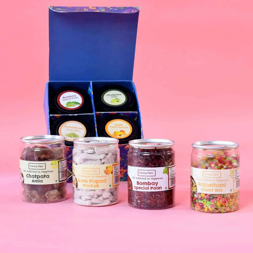 Urban Treat Diwali Box - 4 jars of Mouth Fresheners & Digestives!