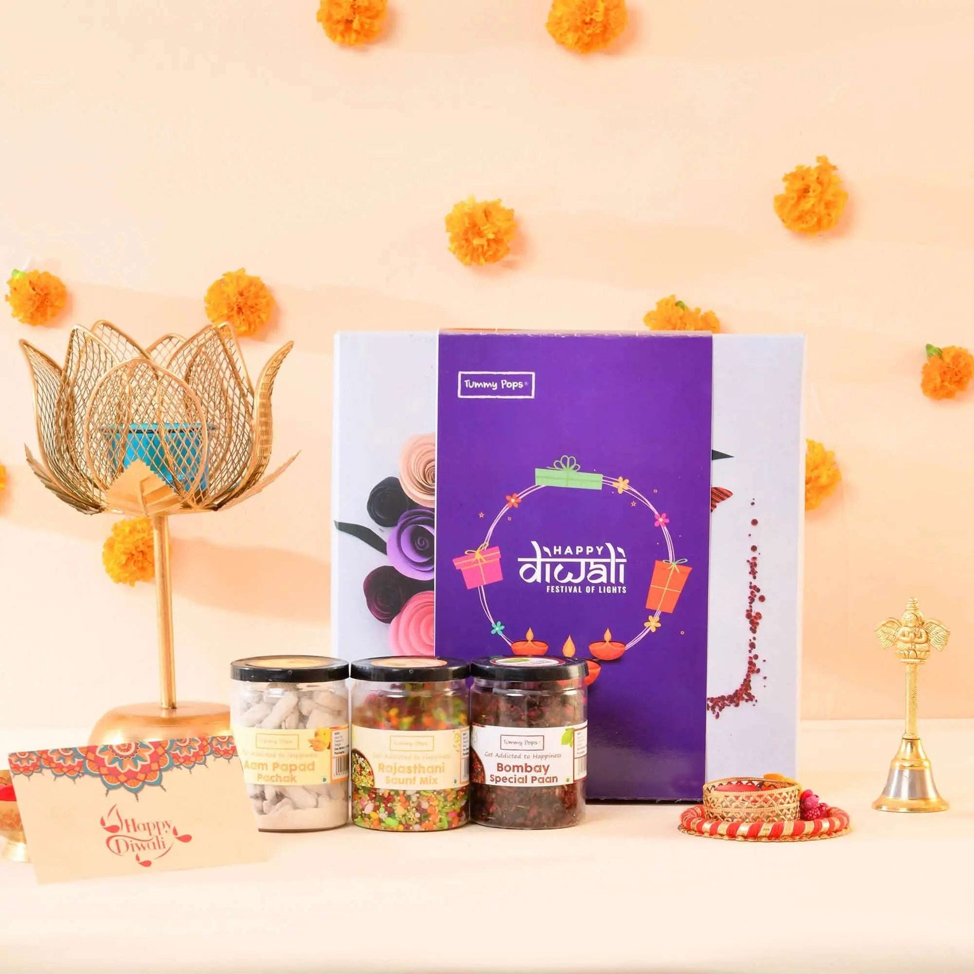Fiesta Diwali Hamper Box - Pack of 9 handmade Digestives & Mouth Fresheners!