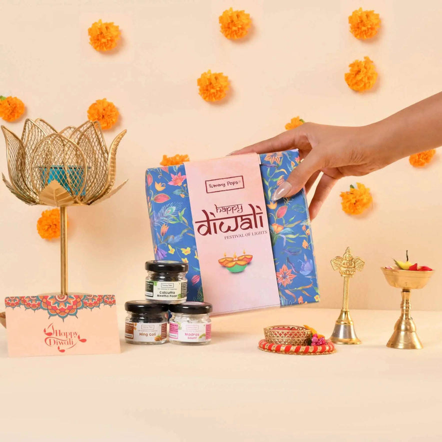 Mini Happiness Diwali kit - Small joyful pack of 9 handmade mouth fresheners & digestives!
