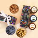Nut Collection Box - Assorted pack of 3 Dry Fruits Jars
